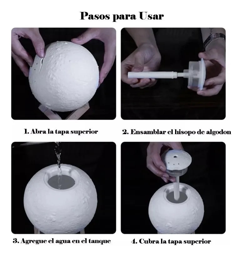 Lámpara Humidificador Luna